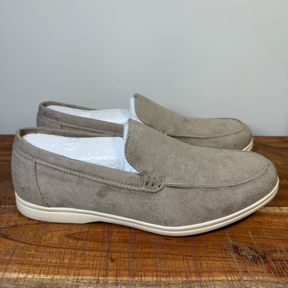 Old Money Men's Tan Suede Loafers, Size 44 - Picture 1 of 6